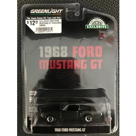 GREENLIGHT COLLECTABLES GLC 44723 1968 FORD MUSTANG GT HIGHLAND GREEN