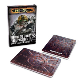 GAMES WORKSHOP WAR 60050599016 NECROMUNDA IRONHEAD SQUAT PROSPECTORS GANG TACTICS CARDS