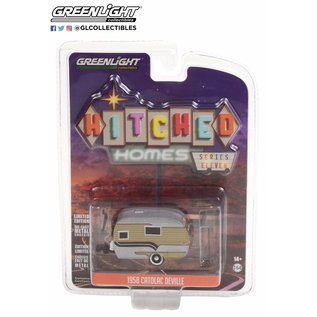 GREENLIGHT COLLECTABLES GLC 34110-B 1958 CATOLAC DEVILLE (HITCHED HOMES SERIES ELEVEN)