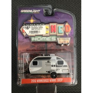 GREENLIGHT COLLECTABLES GLC 34110-D 2016 WINNEBAGO WINNIE DROP (HITCHED HOMES SERIES ELEVEN)