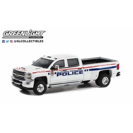 GREENLIGHT COLLECTABLES GLC 46090-C 2018 CHEVROLET SILVERADO 3500HD DUALLY - DURHAM REGIONAL POLICE (DUALLY DRIVERS SERIES 9)