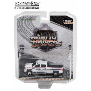 GREENLIGHT COLLECTABLES GLC 46090-C 2018 CHEVROLET SILVERADO 3500HD DUALLY - DURHAM REGIONAL POLICE (DUALLY DRIVERS SERIES 9)