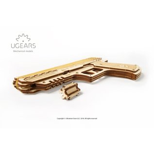 UGEARS UGR 70047 WOLF 01 HANDGUN WOODEN 62 PIECE KIT