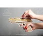 UGEARS UGR 70047 WOLF 01 HANDGUN WOODEN 62 PIECE KIT