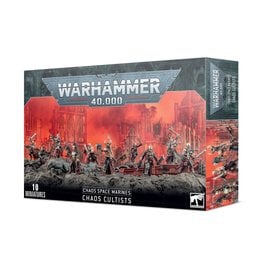 GAMES WORKSHOP WAR 99120102144 CHAOS SPACE MARINES CHAOS CULTISTS