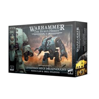 GAMES WORKSHOP WAR 99123001031 THE HORUS HERESY LEGIONES ASTARTES LEVIATHAN SIEGE DREADNOUGHT WITH CLAW & DRILL WEAPONS