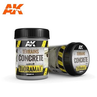 AK INTERACTIVE AKI 8014 AK Interactive Terrains Concrete - 250ml (Acrylic)