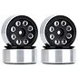 HOBBY DETAILS HDT SCX24-47B Hobby Details 1.0" Aluminum Eight-holes Beadlock Wheels (Black)