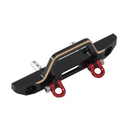 HOBBY DETAILS HDT SCX24-66 Hobby Details Aluminum Front Bumper for Axial SCX24 (Black/Gold)