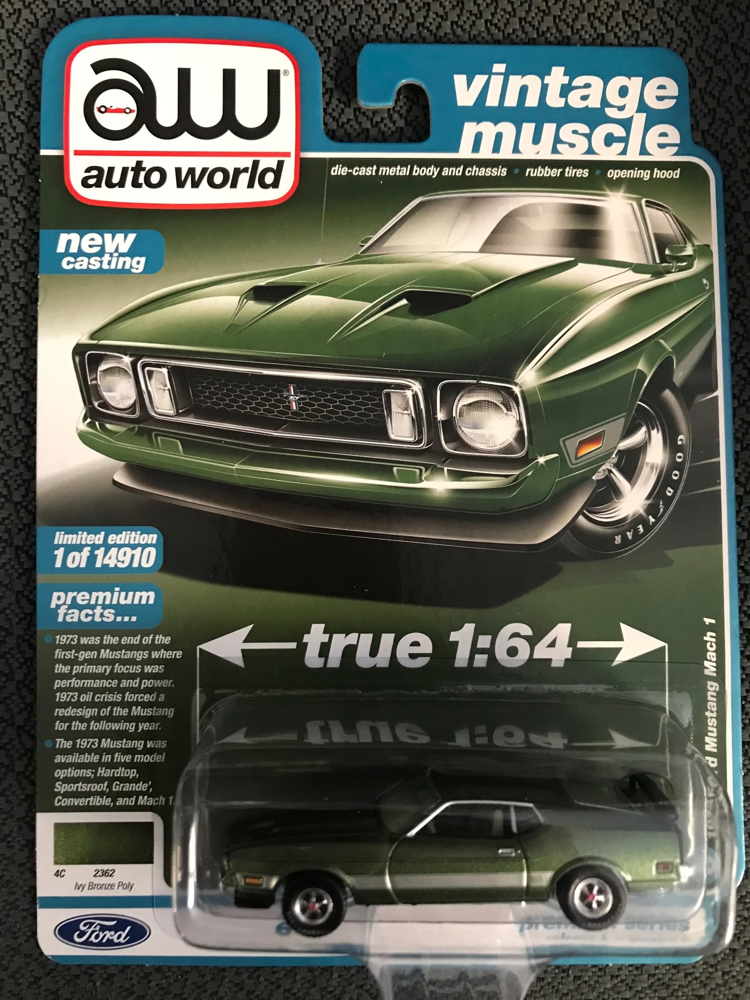 JLC 05344 1973 FORD MUSTANG MACH 1 IVY BRONZE POLY