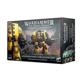 GAMES WORKSHOP WAR 99123001008 THE HORUS HERESY LEGIONES ASTARTES LEVIATHAN SIEGE DREANOUGHT WITH RANGED WEAPONS