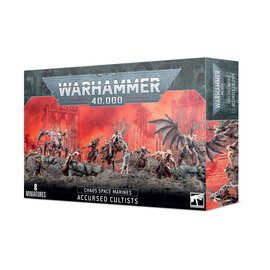 GAMES WORKSHOP WAR 99120102147 CHAOS SPACE MARINES ACCURSED CULTISTS