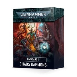 GAMES WORKSHOP WAR 60050115001 DATACARDS CHAOS DAEMONS