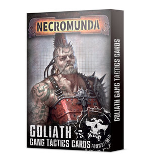 GAMES WORKSHOP WAR 60050599001 NECROMUNDA GOLIATH GANG TACTICS CARDS