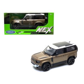 WELLY WEL 24110W-BRN 2020 LAND ROVER DEFENDER BROWN 1/26 DIE-CAST