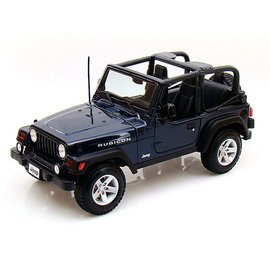 MAISTO MAI 31663MTBL 2013 Jeep Wrangler RUBICON NO TOP 1/18 DIECAST BLUE