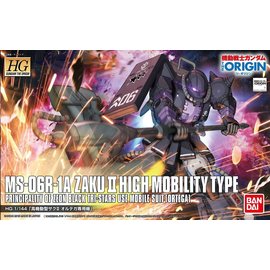 BANDAI BAN 5057734 Bandai HG #005 1/144 High Mobility Type Zaku II Ortega's Custom 'Gundam The Origin'