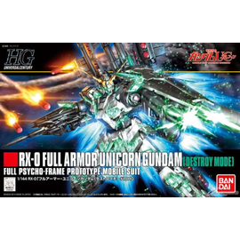 BANDAI BAN 5058005 Bandai HGUC #178 1/144 Full Armor Unicorn Gundam (Destroy Mode) 'Gundam UC'