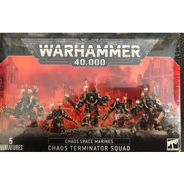 GAMES WORKSHOP WAR 99120102171 CHAOS SPACE MARINES CHAOS TERMINATOR SQUAD BSF