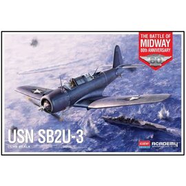Academy/Model Rectifier Corp. ACA 12350 Academy 1/48 USN SB2U-3 "Battle of Midway" 80th Anniversary PLASTIC MODEL