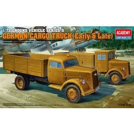 Academy/Model Rectifier Corp. ACA 13404 Academy 1/72 GERMAN CARGO TRUCK (EARLY & LATE)