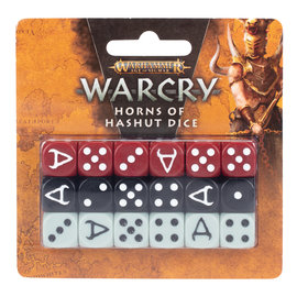 GAMES WORKSHOP WAR 99220201022 AOS WARCRY HORNS OF HASHUT DICE