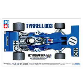 TAMIYA TAM 12054 1/12 Tyrrell 003 '71 Monaco GP w/Etch Parts PLASTIC MODEL