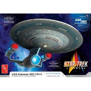 AMT AMT 1332 AMT1/1400 Scale Star Trek U.S.S. Enterprise NCC-1701-C PLASTIC MODEL