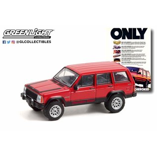 GREENLIGHT COLLECTABLES GLC 39080-F 1984 JEEP CHEROKEE - VINTAGE AD CARS SERIES 5