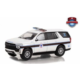 GREENLIGHT COLLECTIBLES GLC 67040-F 2021 CHEVROLET TAHOE (BLOOMING GROVE VOLUNTEER AMBULANCE CORPS PARAMEDIC) FIRST RESPONDERS SERIES 1 1/64 DIE-CAST