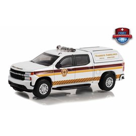 GREENLIGHT COLLECTIBLES GLC 67040-E 2020 CHEVROLET SILVERADO (NARBERTH AMBULANCE SPECIAL OPERATIONS) FIRST RESPONDERS SERIES 1 1/64 DIE-CAST