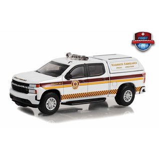GREENLIGHT COLLECTIBLES GLC 67040-E 2020 CHEVROLET SILVERADO (NARBERTH AMBULANCE SPECIAL OPERATIONS) FIRST RESPONDERS SERIES 1 1/64 DIE-CAST