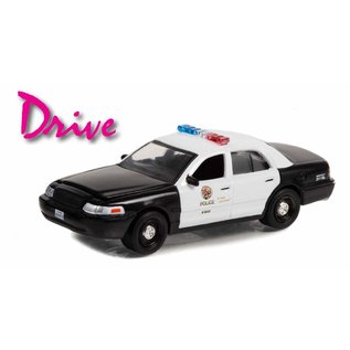 GREENLIGHT COLLECTIBLES GLC 44970-E 2001 FORD CROWN VICTORIA POLICE INTERCEPTOR - HOLLYWOOD SERIES 37 1/64 DIE-CAST