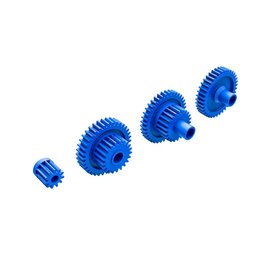TRAXXAS TRA 9776X Gear set, transmission, speed (9.7:1 reduction ratio)/ pinion gear, 11-tooth