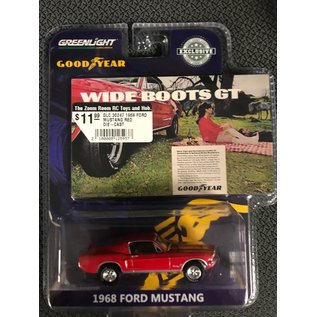 GREENLIGHT COLLECTIBLES GLC 30247 1968 FORD MUSTANG RED 1/64 DIE-CAST