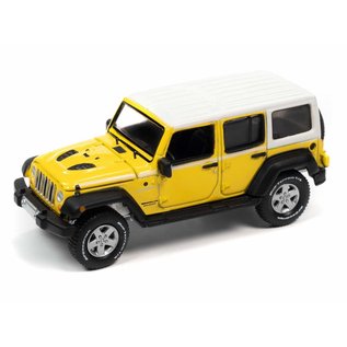 AUTOWORLD AW 05358 2017 JEEP JK WRANGLER CHIEF EDITION ACID YELLOW - PREMIUM SERIES RELEASE 3 VER.A 1/64 DIE-CAST