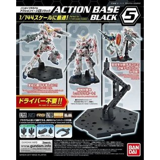 BANDAI BAN 2410268 Black Action Base 5 (1/144) , Bandai Action Base