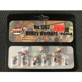 MODEL POWER MDP 1367 Utility Workers N scale