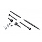 TRAXXAS TRA 9756 Axle shafts, front (2), rear (2)/ stub axles, front (2) (hardened steel)/ 1.5x7.8mm pins (2)/ 1.5x6mm pins (4)/ cross pins (2)