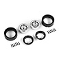 TRAXXAS TRA 9781-SATIN Wheels, 1.0', Method Race Wheels® 105 Beadlock (satin chrome, beadlock) (2)