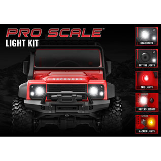 TRAXXAS TRA 9784 LED light set, front & rear, complete (includes light harness, 1.6x5mm BCS (self-tapping) (4), zip ties (2)) (fits #9712 body)