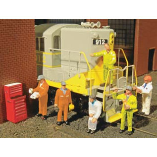 BACHMANN TRAINS BAC 33113 MECHANICS HO figures only with tool box