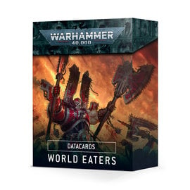 GAMES WORKSHOP WAR 60050102007 DATACARDS WORLD EATERS