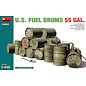 MINIART MIN 49001 U.S. FUEL DRUMS 55 GAL. 1/48 PLASTIC MODEL