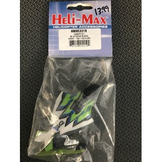 HELIMAX HMX E2219 Canopy set w/ (4) rotor blades green 1SQ/1SQ V-cam quad