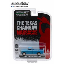 GREENLIGHT COLLECTABLES GLC 44820-B 1971 CHEVROLET C-10 (THE TEXAS CHAINSAW MASSACRE) 1/64 DIE-CAST HOLLYWOOD SERIES 22