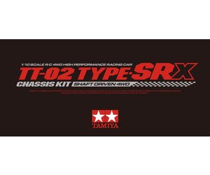 TAMIYA - TAM 58720 TT-02 TYPE-SRX CHASSIS KIT 1/10 HIGH PERFORMANCE RACING  CAR