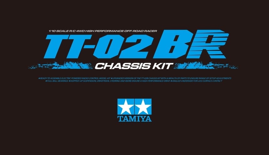 TAM 58717 TT-02BR CHASSIS KIT 1/10 4WD HIGH PERFORMANCE OFF-ROAD RACER