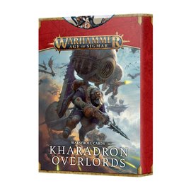 GAMES WORKSHOP WAR 60050205002 AOS WARSCROLL CARDS KHARADRON OVERLORDS