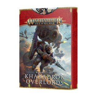 GAMES WORKSHOP WAR 60050205002 AOS WARSCROLL CARDS KHARADRON OVERLORDS